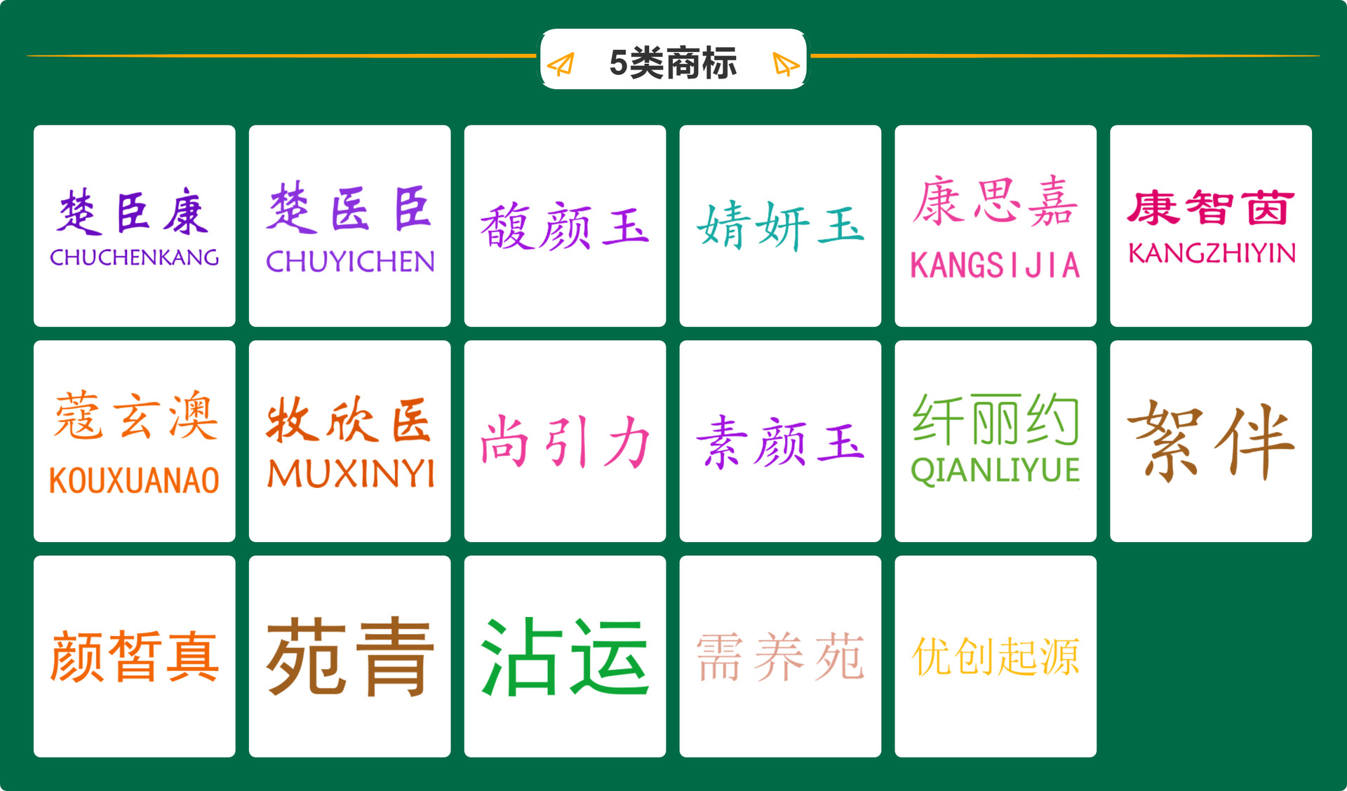 今日份新鲜热辣的精品商标——6月29日更新
